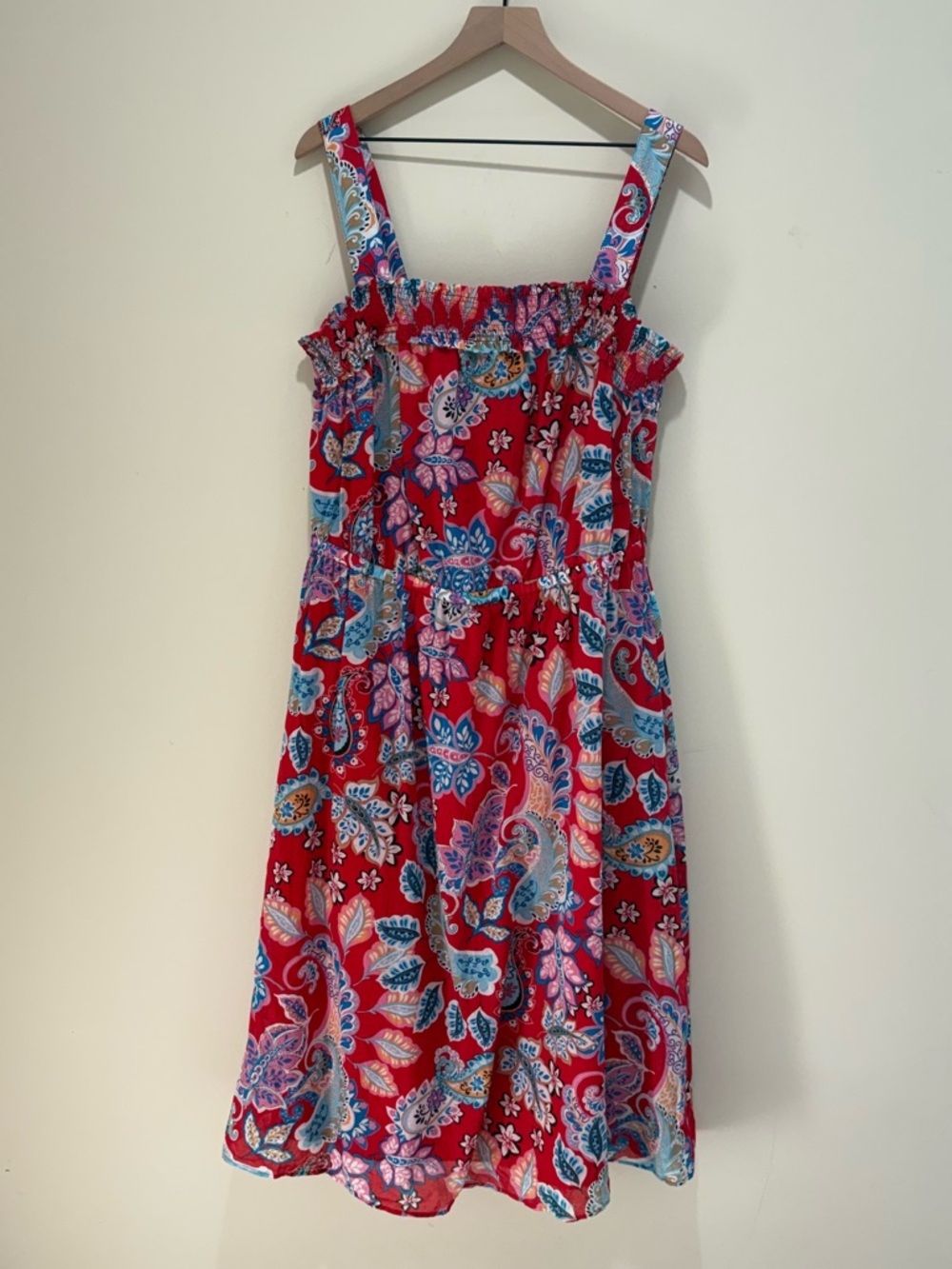 Talbots Women’s Paisley Print Midi Dress